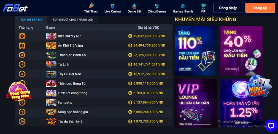 Đa dạng trò chơi Luck88